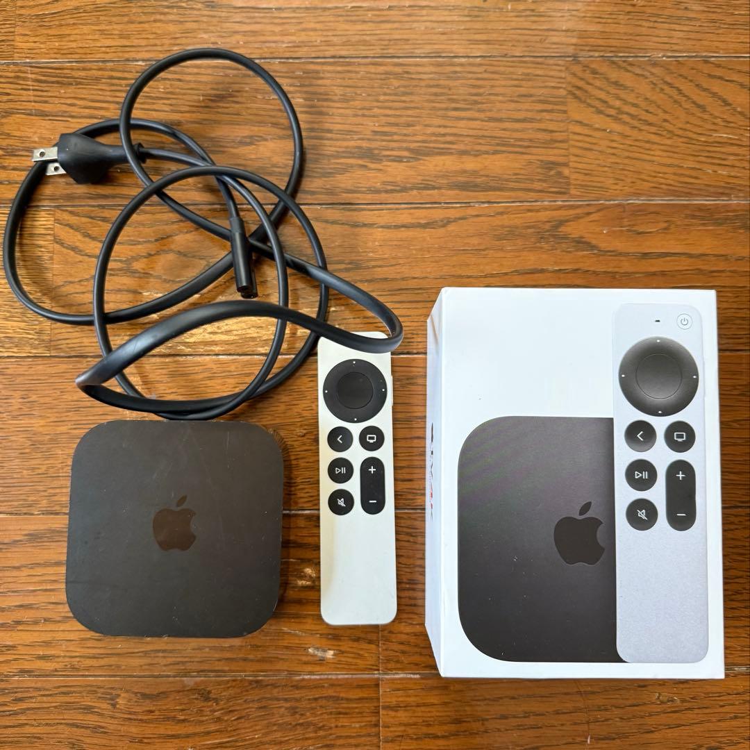 AppleTV4K 第3世代 2022年 128GB A2843 Apple TV 4K 3rd Gen 128GB A2843 Media Streamer - Black, Wi-Fi +