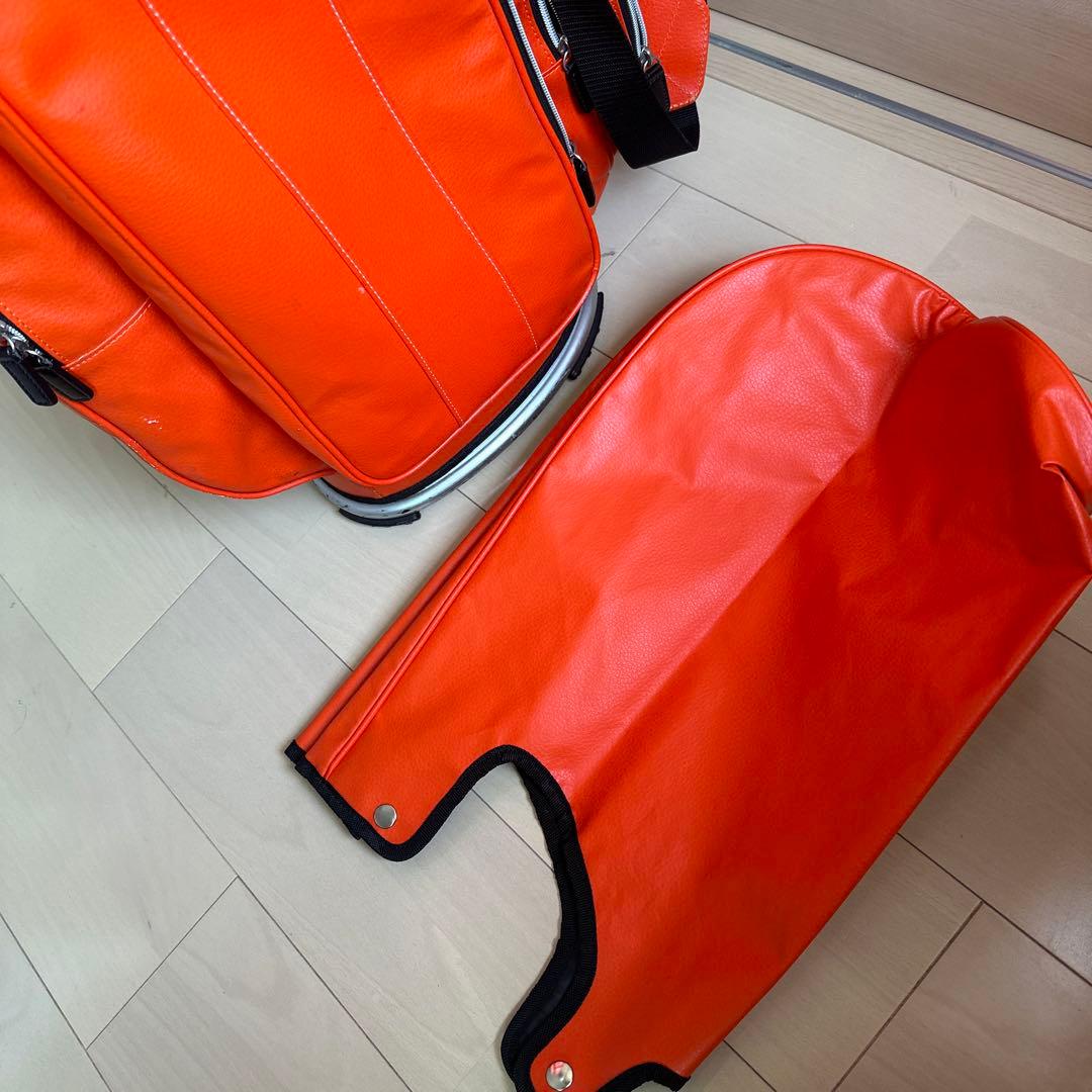 値下げ アクセル AXEL キャディバッグ オレンジ - メルカリ