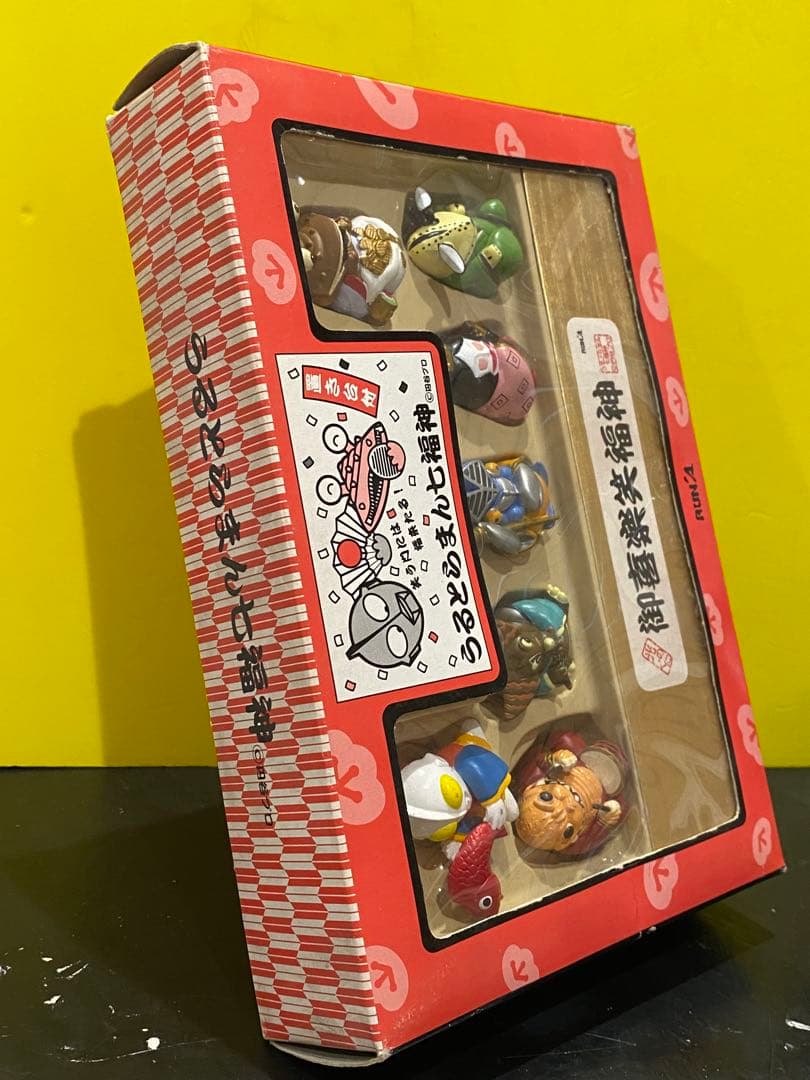 絶版限定96'ウルトラマン七福神人形セット置台付☆新品未使用未展示B級