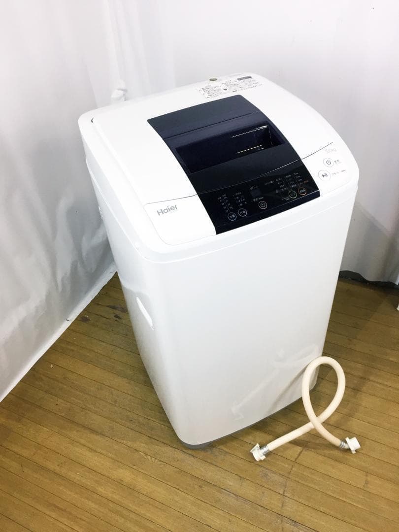中古 美品☆Haier☆5.0kg☆全自動洗濯機【JW-K50K】