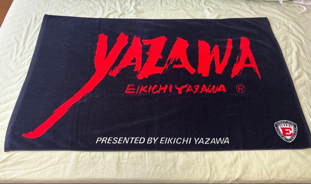 EIKICHI YAZAWA タオル 矢沢永吉✦公式タオル✦PINK/BLACK✦レア✦新品未開封 - メルカリ