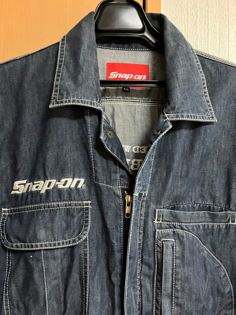 Snap-on ダークデニム オーバーオール つなぎ Snap-on ダークデニム オーバーオール つなぎ 2026年最新】スナップ