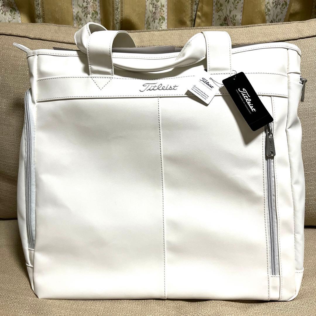 新品未使用 メルセデスベンツ × タイトリスト トートバッグ ホワイト