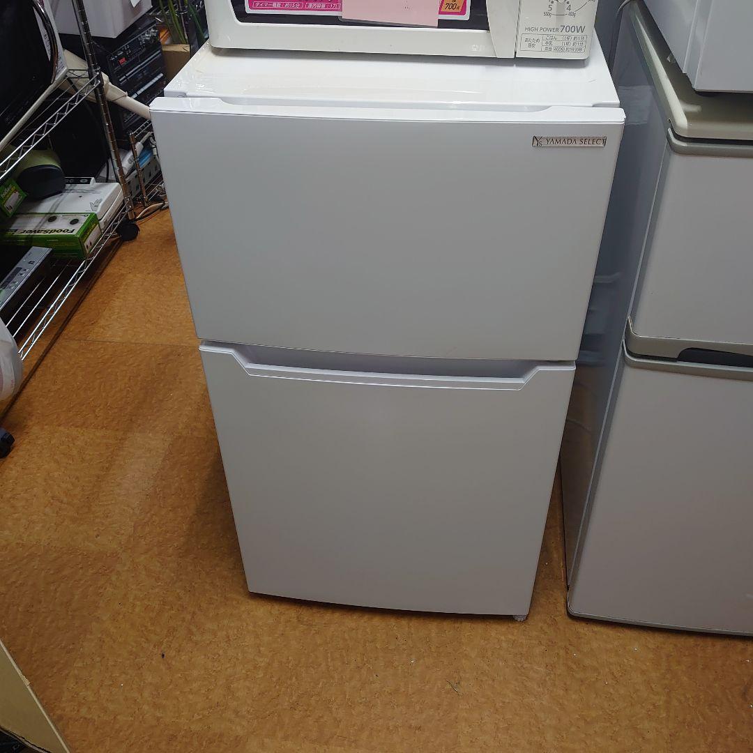 激安☆ヤマダセレクト　冷蔵庫 2022年製 87L □YAMADA SELECT/ヤマダセレクト□YRZC09H1 2ドア冷蔵庫 87L ホワイト