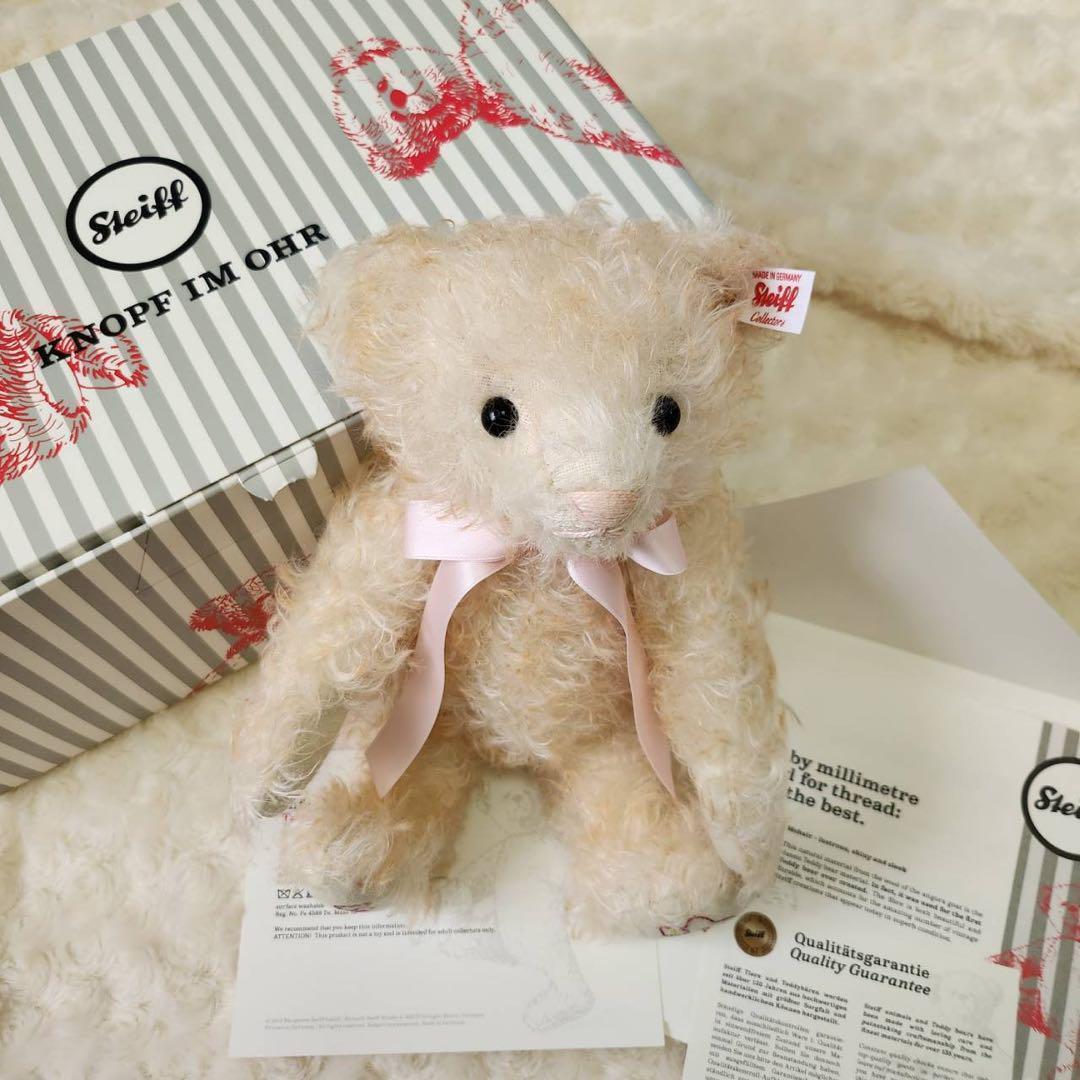 シュタイフstieff 限定 テディベア 梅 シリアルナンバー ファースト