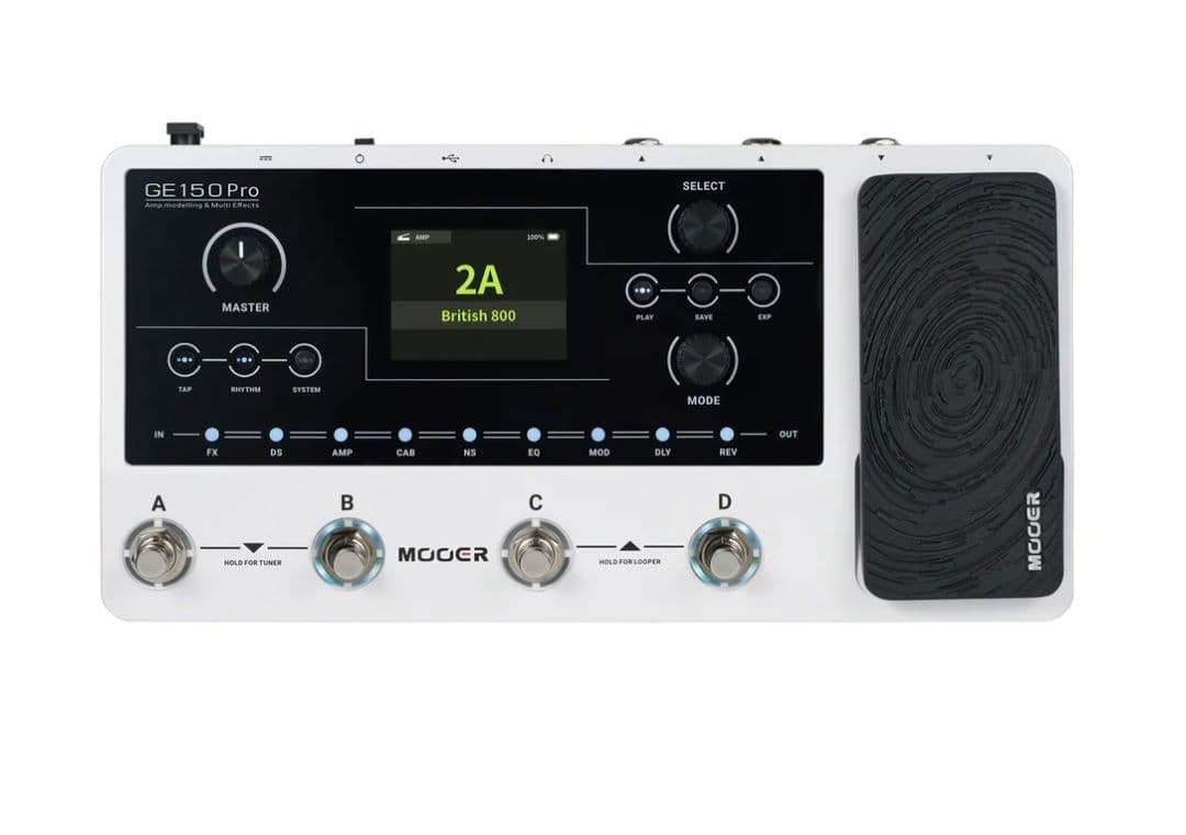 【限定セール15,000】MOOER GE150 Proギターマルチエフェクター Mooer GE150 Pro