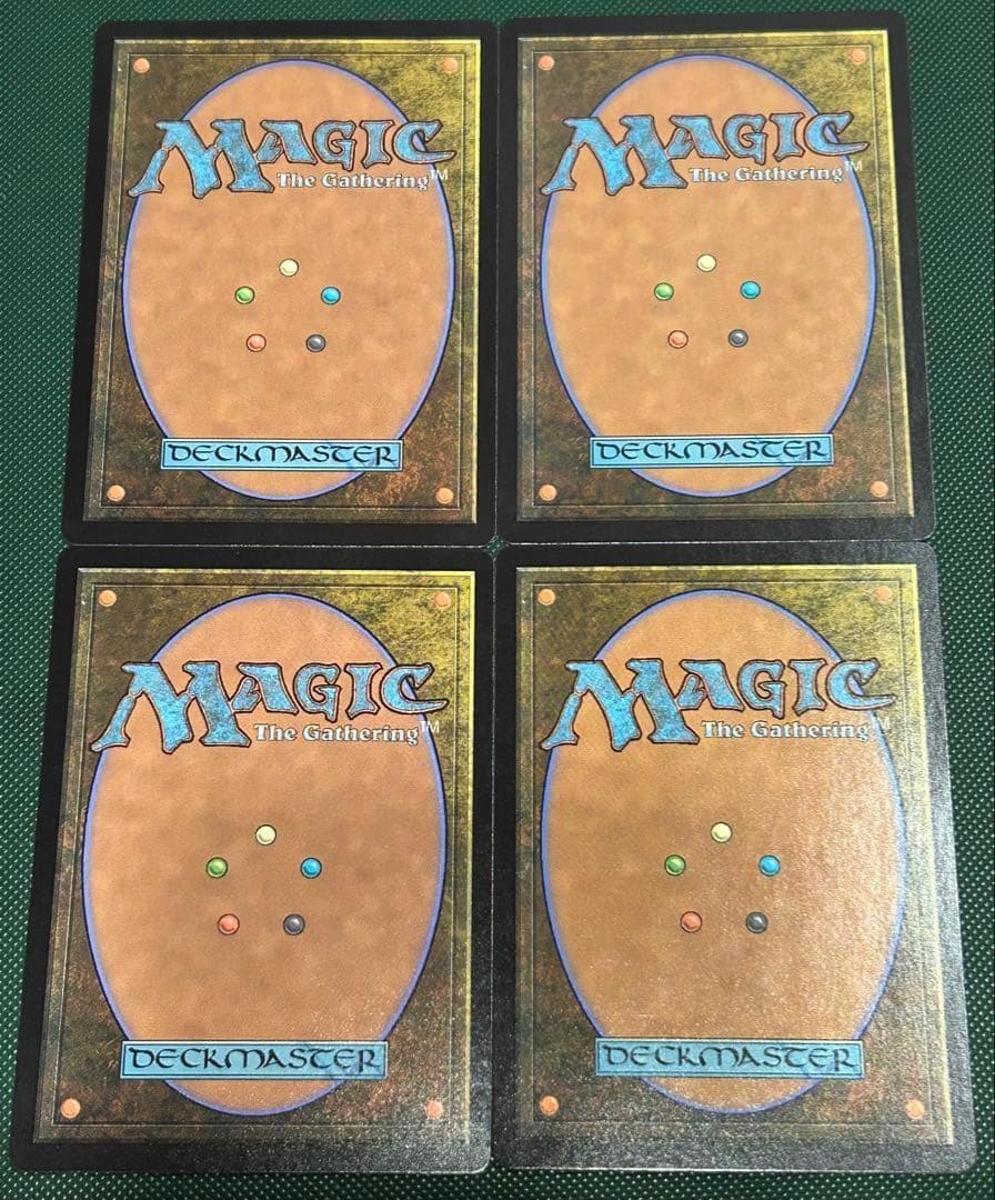 国産セットブースター産【旧枠Foil】《新緑の地下墓地》日本語4枚セット