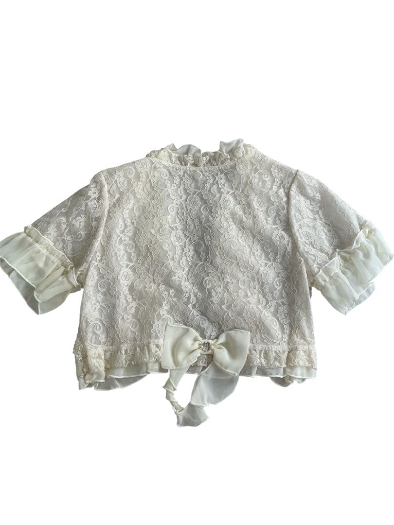 axes femme 森ガール ウィッシュコア バラ模様 カーディガン ボレロ