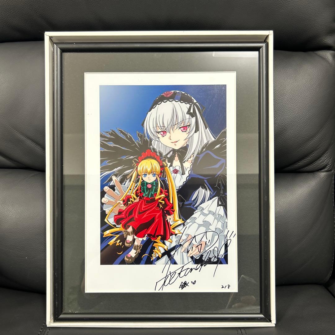 ローゼンメイデン トロイメント 「真紅、水銀燈」 プリントサイン入り