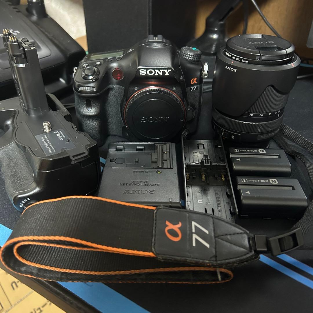 美品 SONY デジタル一眼 α77 SLT-A77V セット - メルカリ