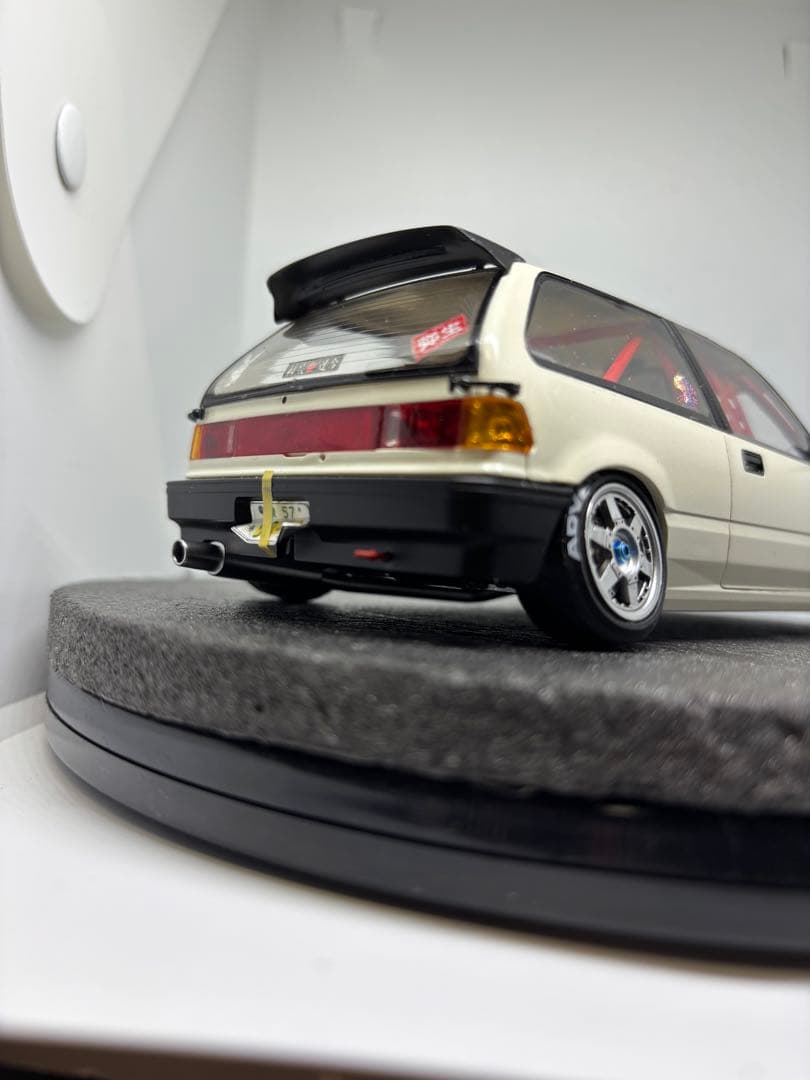 プラモデル完成品 BEEMAX アオシマ ホンダ シビック EF3 環状線仕様