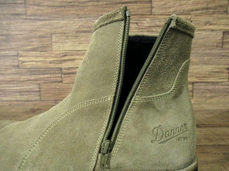 廃盤 新品 ダナー スエード サイドジップ ワーク ブーツ ベージュ 27.0①