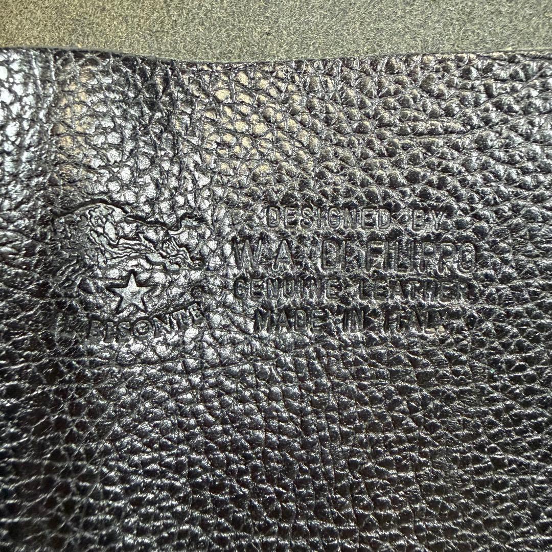 美品】イルビゾンテ ショルダーバッグ レザー シボ革 ゴールド金具