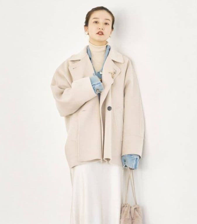 美品IENAスーパー160ダブルフェイスショートコート38ベージュ IENA｜《追加2》スーパー160ダブルフェイス ショートコート | Rakuten