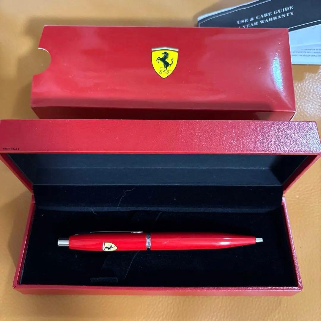 SHEAFFER シェーファー フェラーリ ロッソコルサ ノック式ボールペン黒