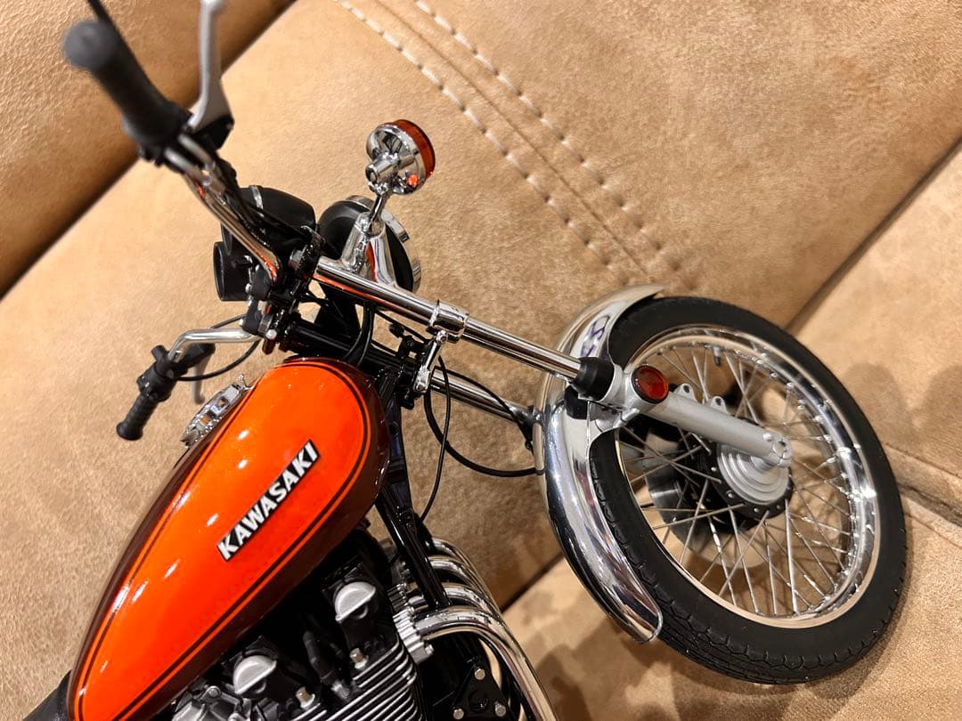 ミニチャンプ カワサキ Z1 火の玉 1/6 激レア ダイキャストバイク 旧車