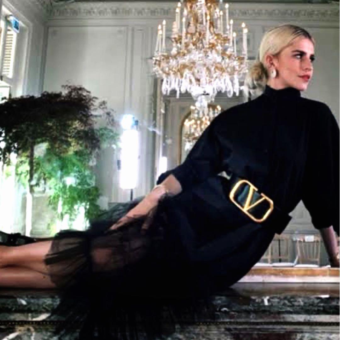 新品75 70MM VALENTINO ヴァレンティノ Vロゴ ベルト VLTN - メルカリ