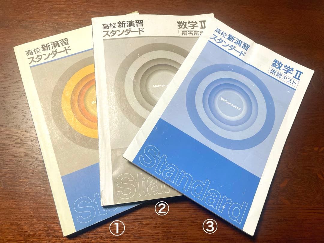 高校新演習スタンダード数II書き込みほぼなし 〈問題・解答解説・確認