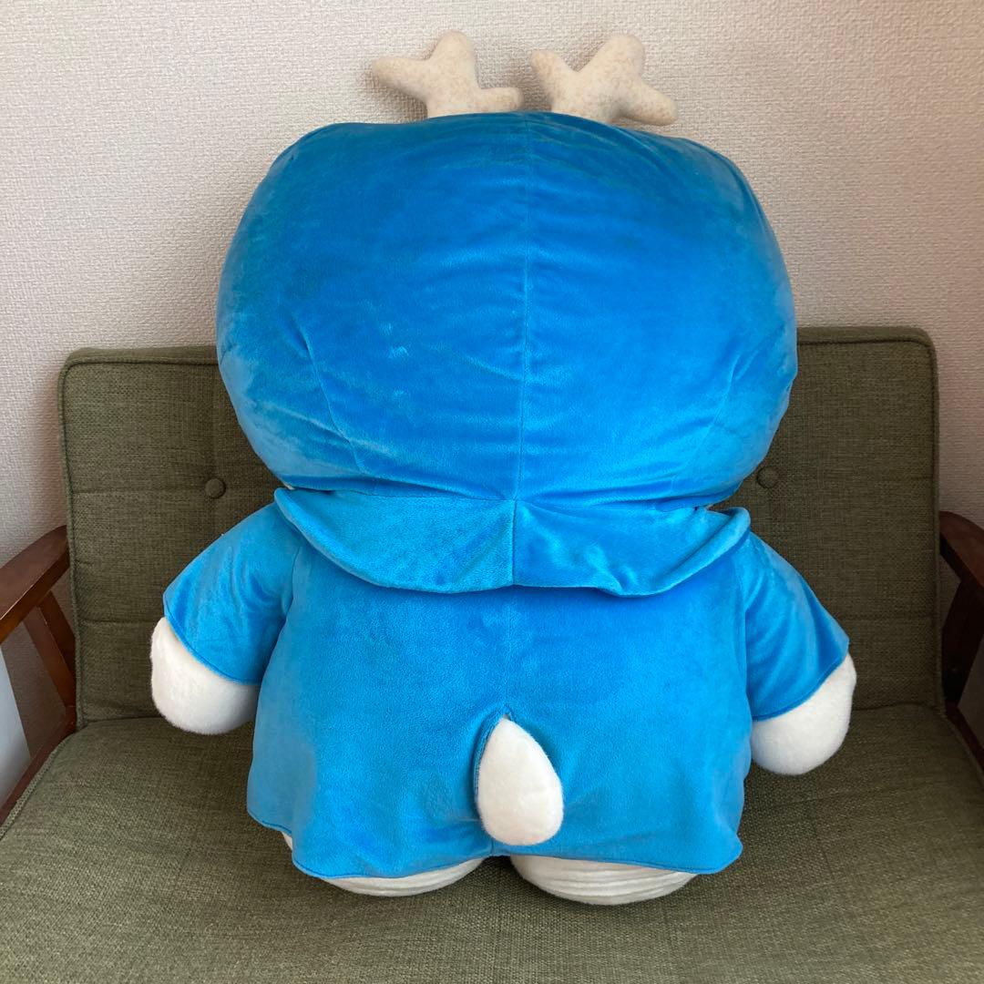 特大ハローキティ ぬいぐるみ トナカイ青 レトロ - メルカリ