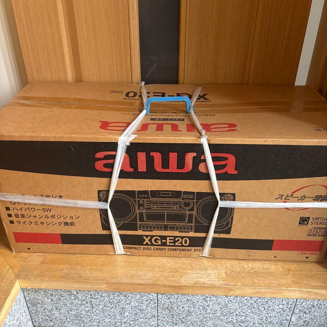 【新品　未開封】　aiwa ラジカセXG-E20 CDラジカセ】aiwa XG-E20 ジャンク - YouTube