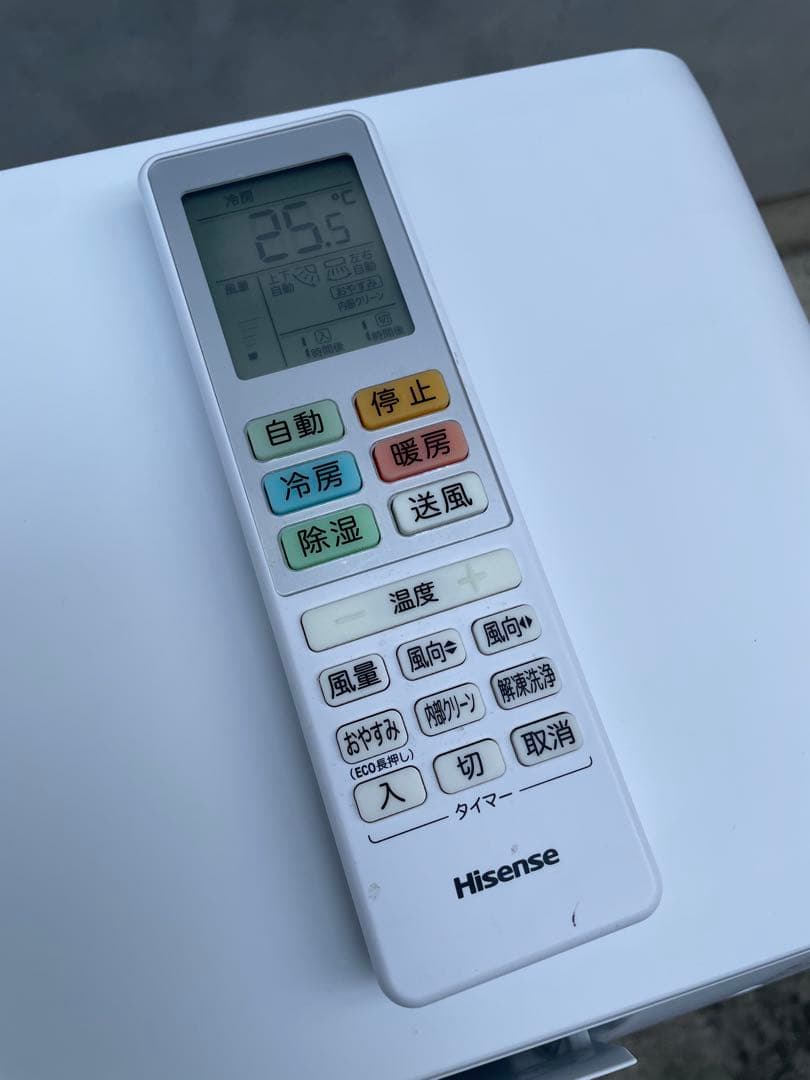 半年使用の美品 ハイセンス 14畳用エアコン HA-S40G2E4