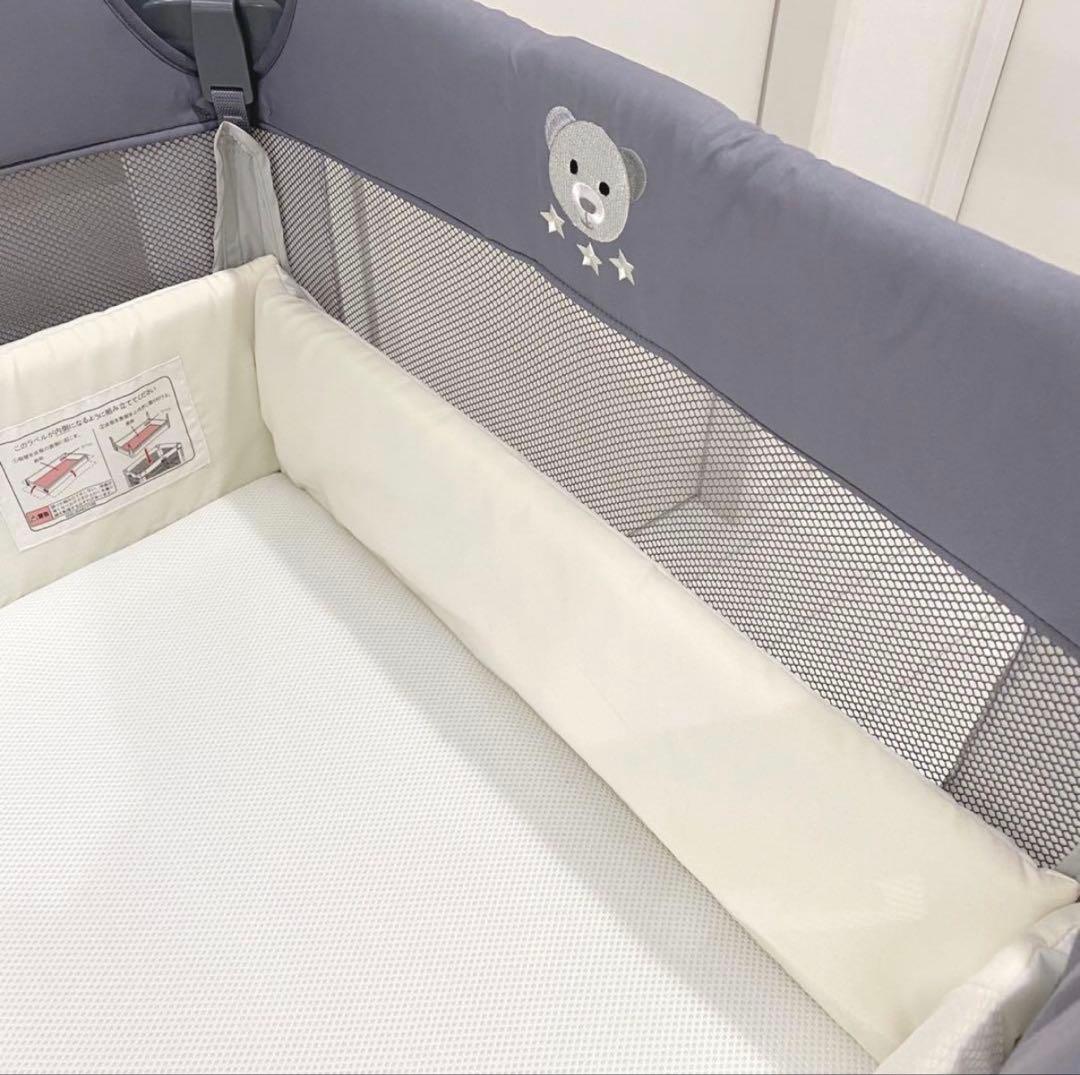 ☆美品☆ Aprica アップリカ ココネルエアーAB グレーベア ベビー