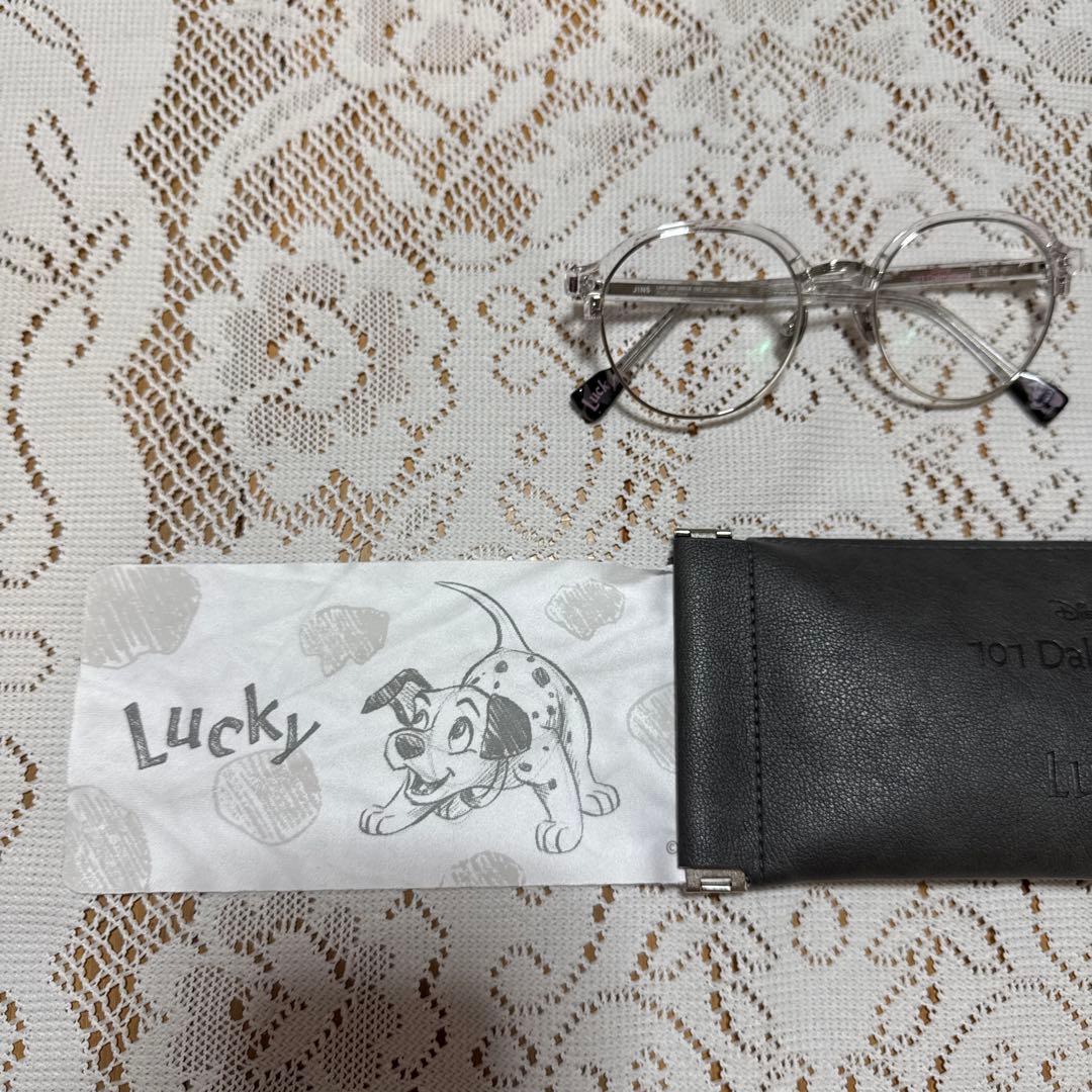 JINS 101匹わんちゃん コラボ メガネ ラッキー - メルカリ