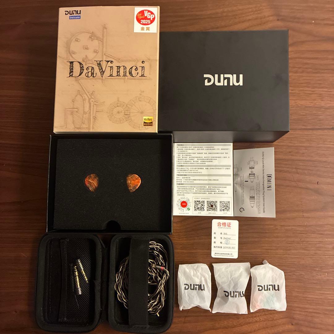 極美品】DUNU DaVinci 有線イヤホン 付属品完備 - メルカリ