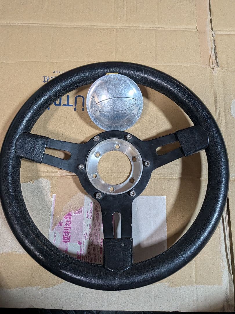 希少 ステアリング レザー マウントニー レカラ変換 バドニックホーン