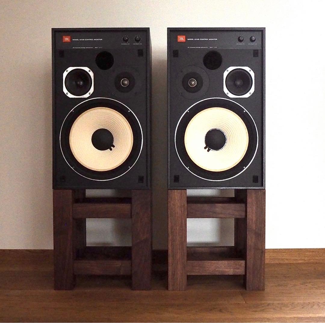 スピーカースタンド JBL 4312 ウォールナット - メルカリ