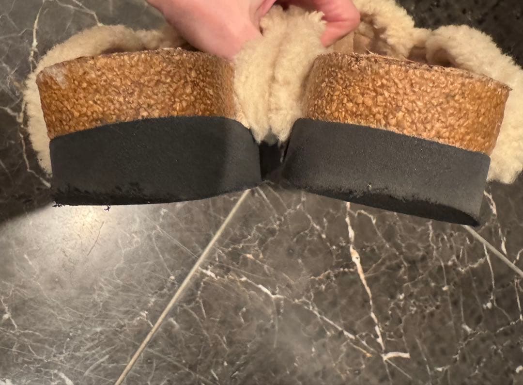 ビルケンシュトック パピリオ ボストン ファー ボア 36 - メルカリ