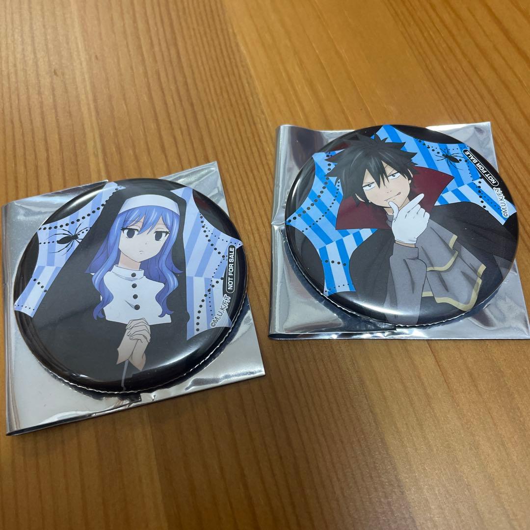 フェアリーテイル 缶バッジ グレイ ジュビア - メルカリ