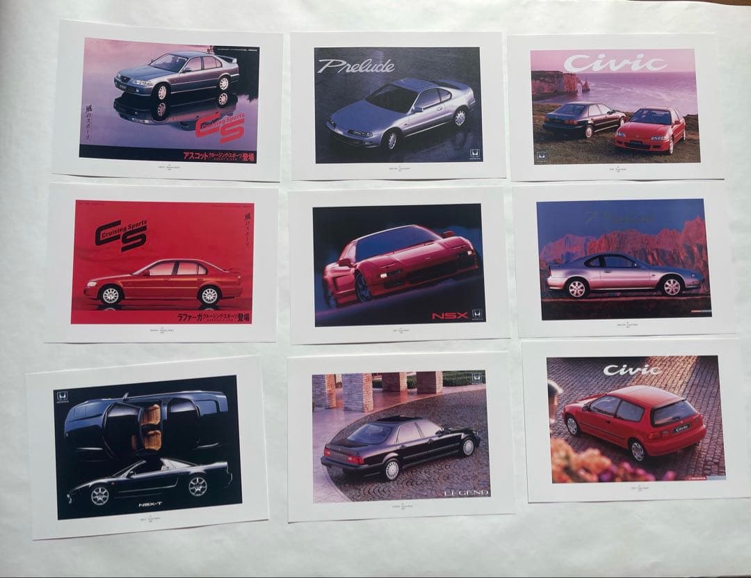 From S800 to NSX 50 HONDA POSTERS 添野清 - メルカリ