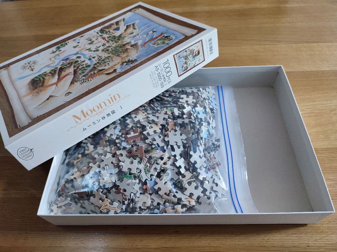 ムーミン谷地図 Ⅰ ジグソーパズル 1000ピース - メルカリ
