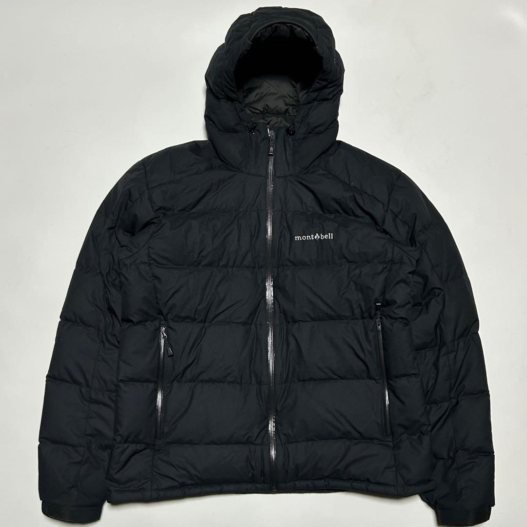 希少 XLサイズ mont-bell パーマフロストライトダウンパーカ ブラック