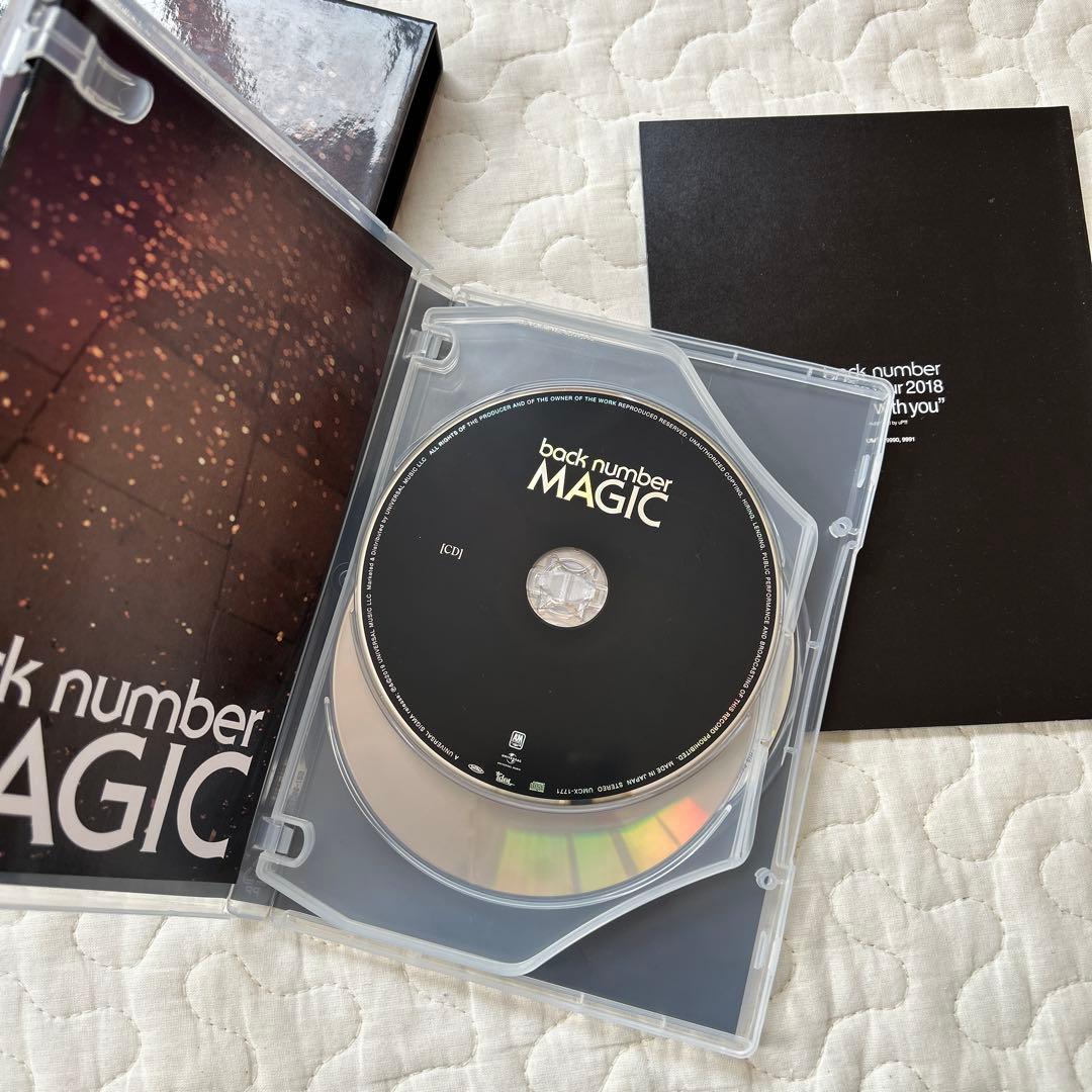 backnumber MAGIC 初回限定盤 staywithyouライブDVD - メルカリ