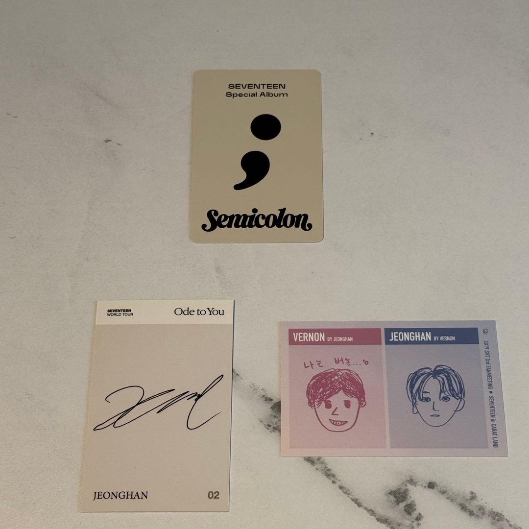 SEVENTEEN セブチ トレカ ジョンハン 3枚セット - メルカリ