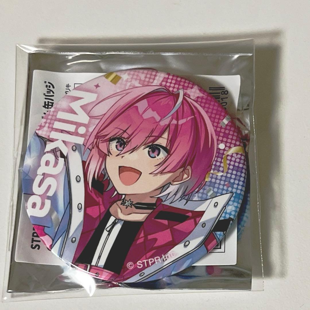 めておら缶バッジ みかさくん すとふぇす - メルカリ