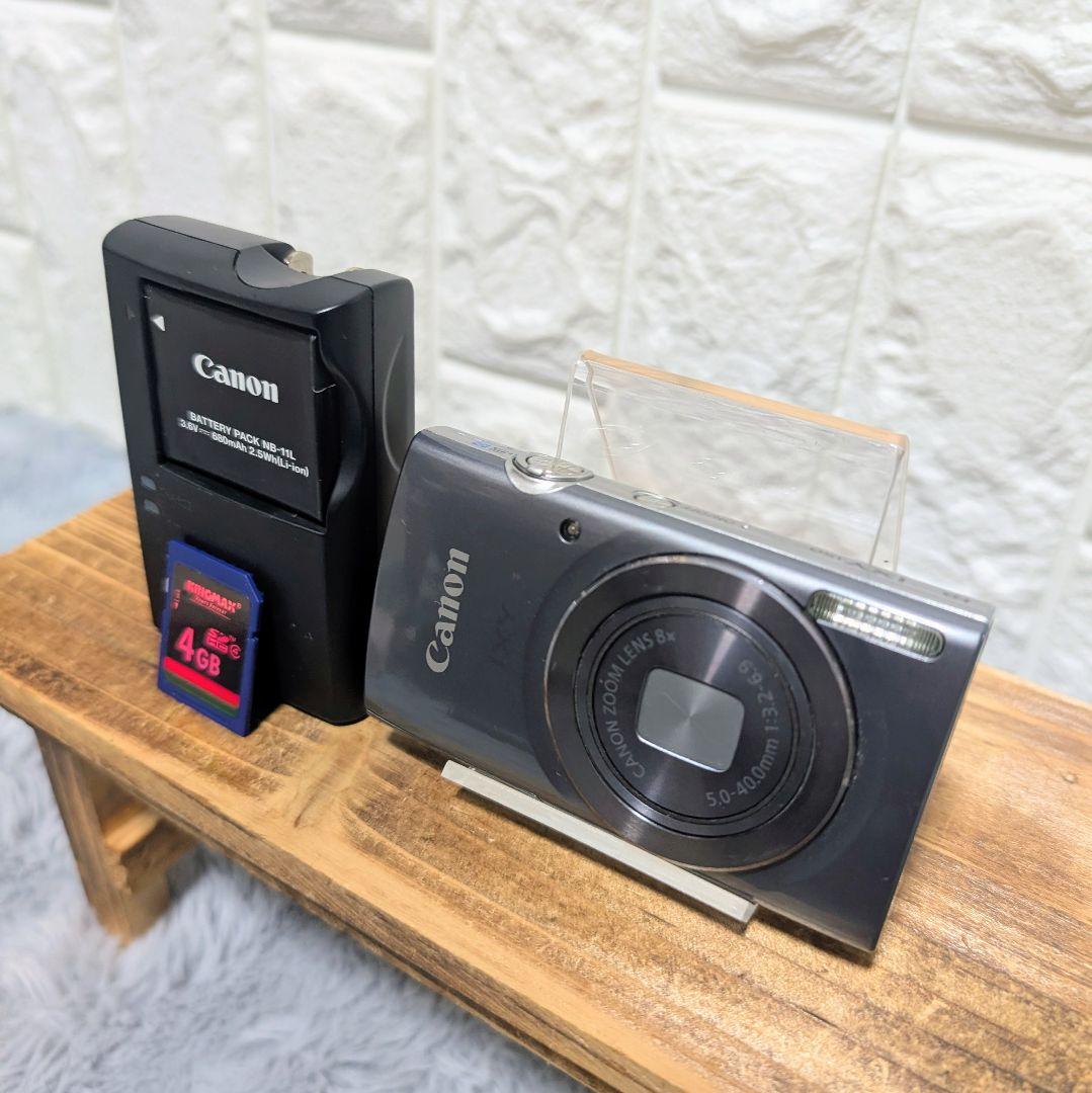 【美品】動作確認済　Canon IXY150 コンパクトデジタルカメラ グレー Amazon.co.jp: Canon デジタルカメラ IXY150 シルバー 光学8倍ズーム