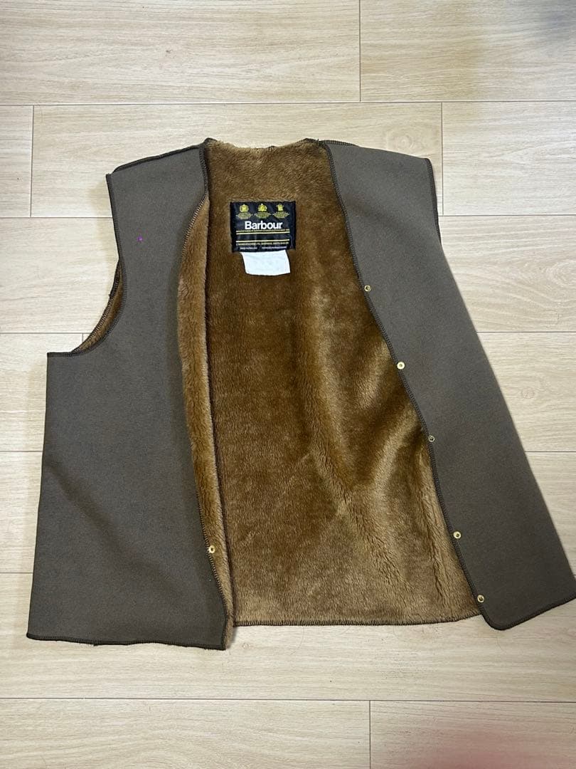 バブアー Barbour ライナーベスト ヴィンテージ ブラウン フェイクファー Barbour（バブアー） コート ジャケット BARBOUR/バブアー/FUR LINER