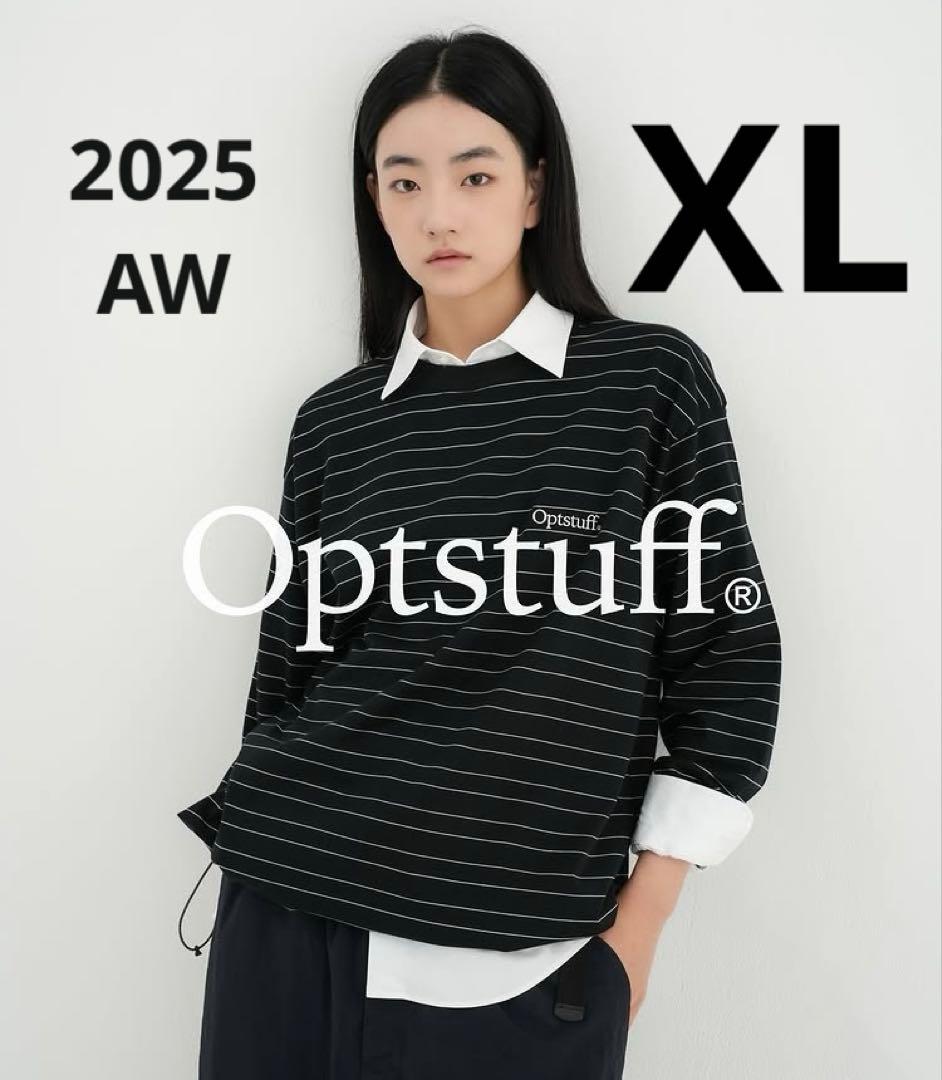 OPTSTUFF DRAWSTRING BORDER LONG SLEEVE T - メルカリ