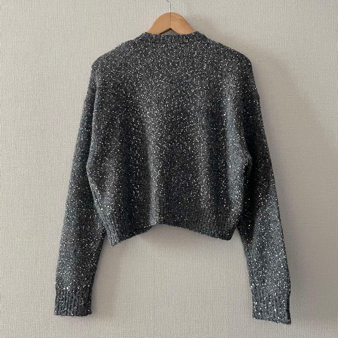 美品！Curensologyカレンソロジー スパングルショートカーディガン高山