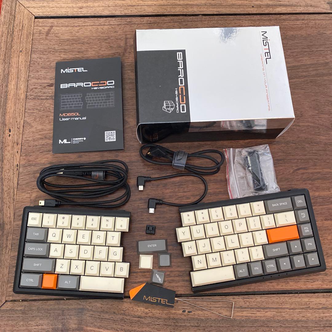 MISTEL Barocco MD650L分割キーボード 英語配列Cherry - メルカリ