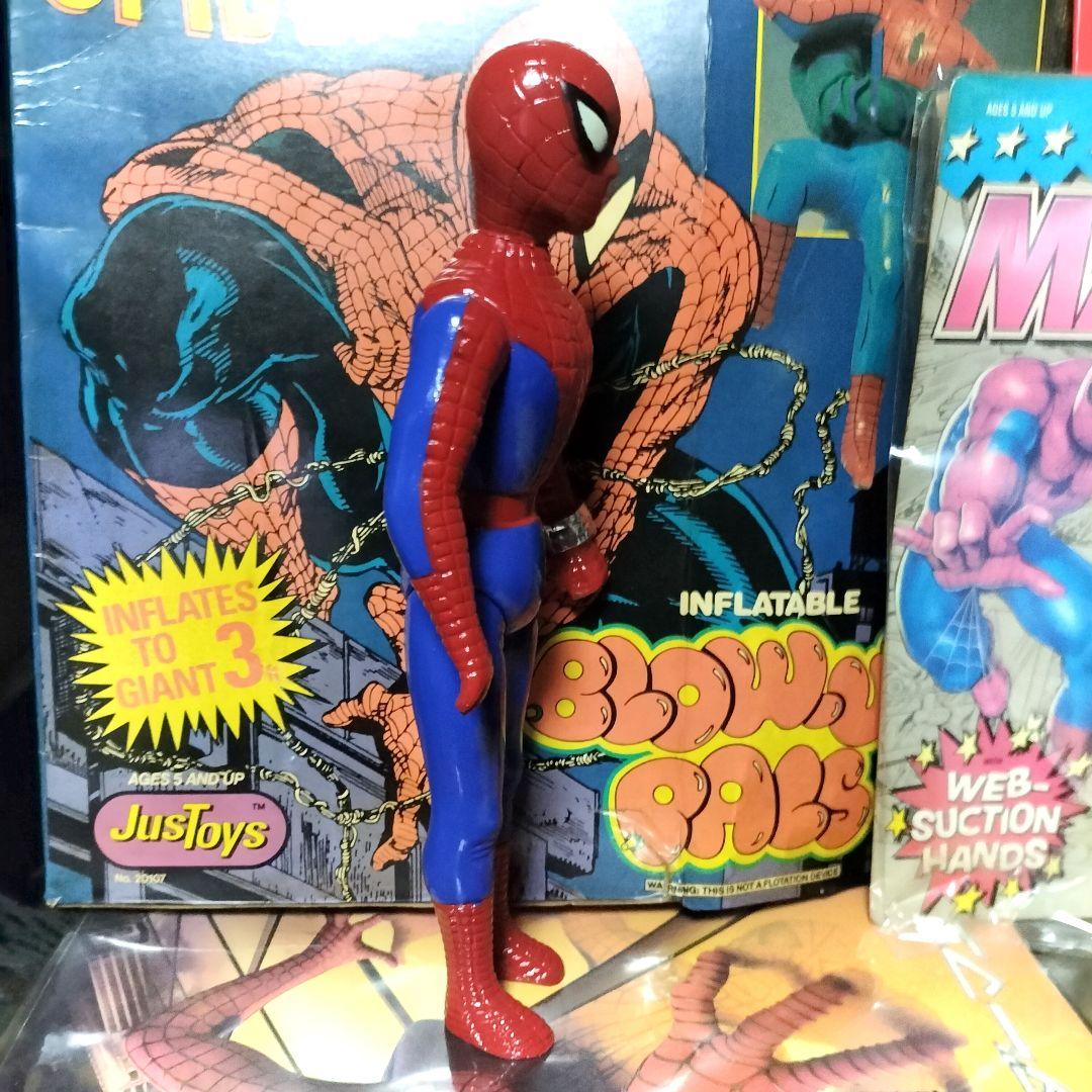 無版権】東映版・スパイダーマン 風・ソフビ・ リペイント品・パチモン