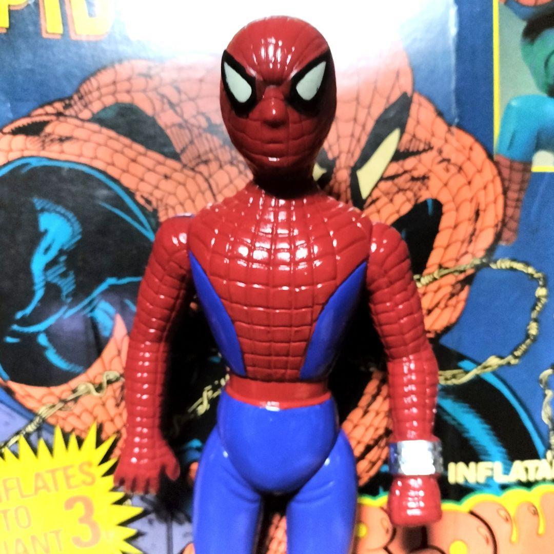 無版権】東映版・スパイダーマン 風・ソフビ・ リペイント品・パチモン
