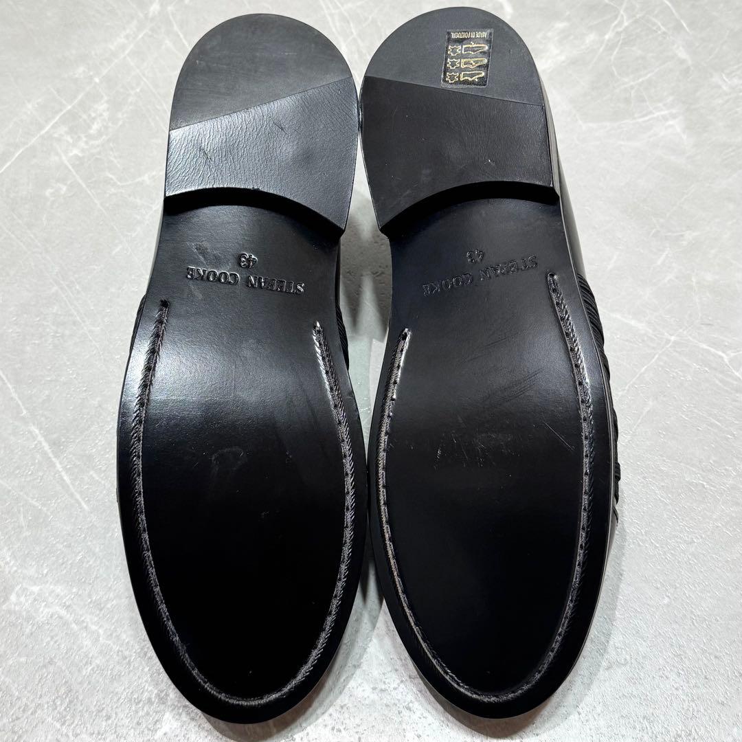 STEFAN COOKE】BLACK ELASTIC BIKER 43 - メルカリ