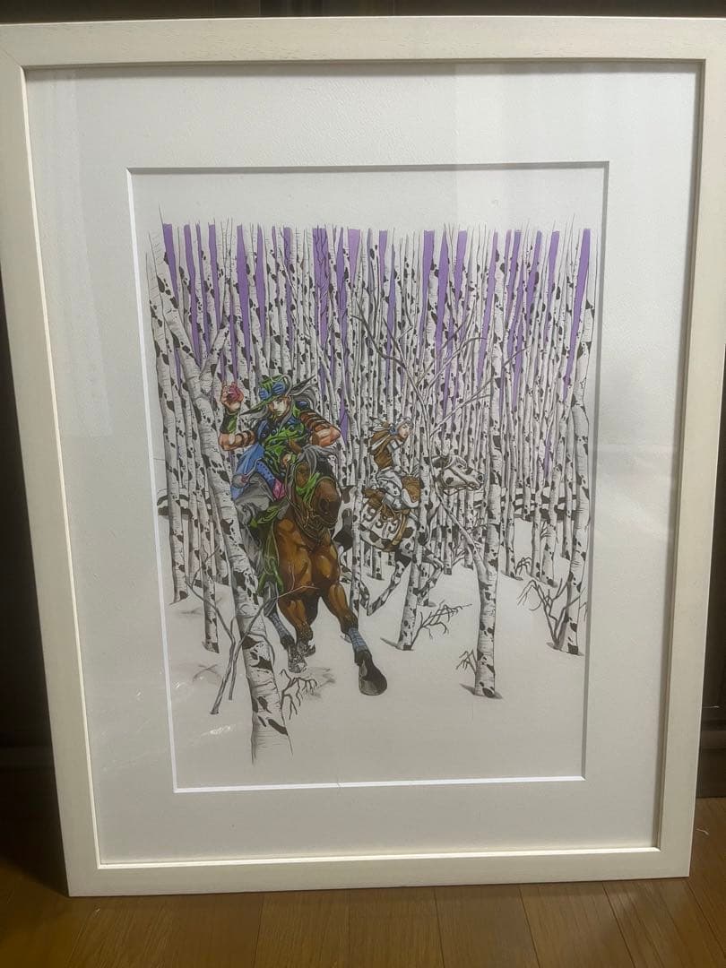 ジョジョの奇妙な冒険　7部　高級複製原画 Amazon.co.jp: ジョジョの奇妙な冒険 スティールボールラン 高級複製