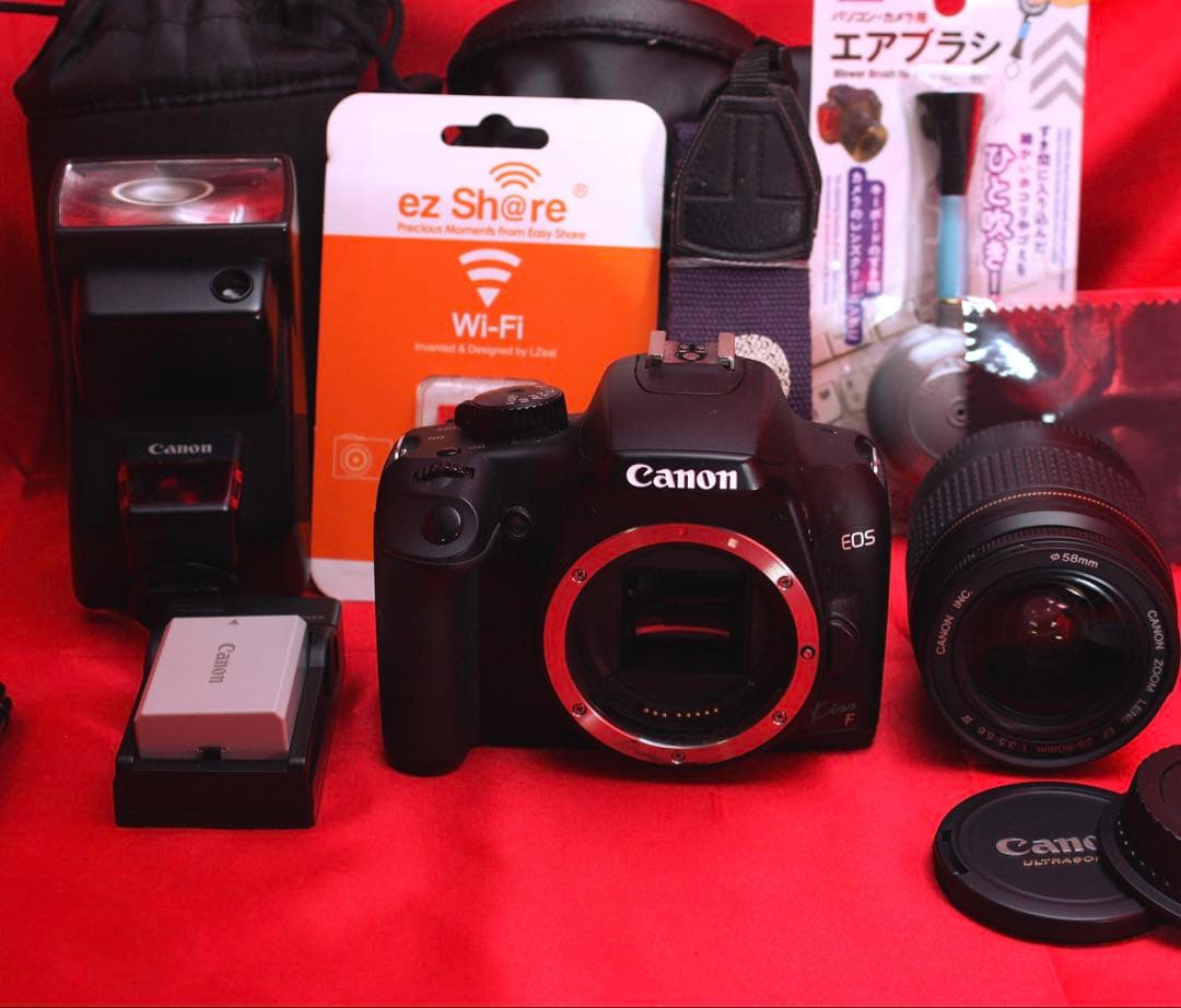 Canon Kiss F デジタル一眼レフカメラ Wi-FiSD付き スタート向