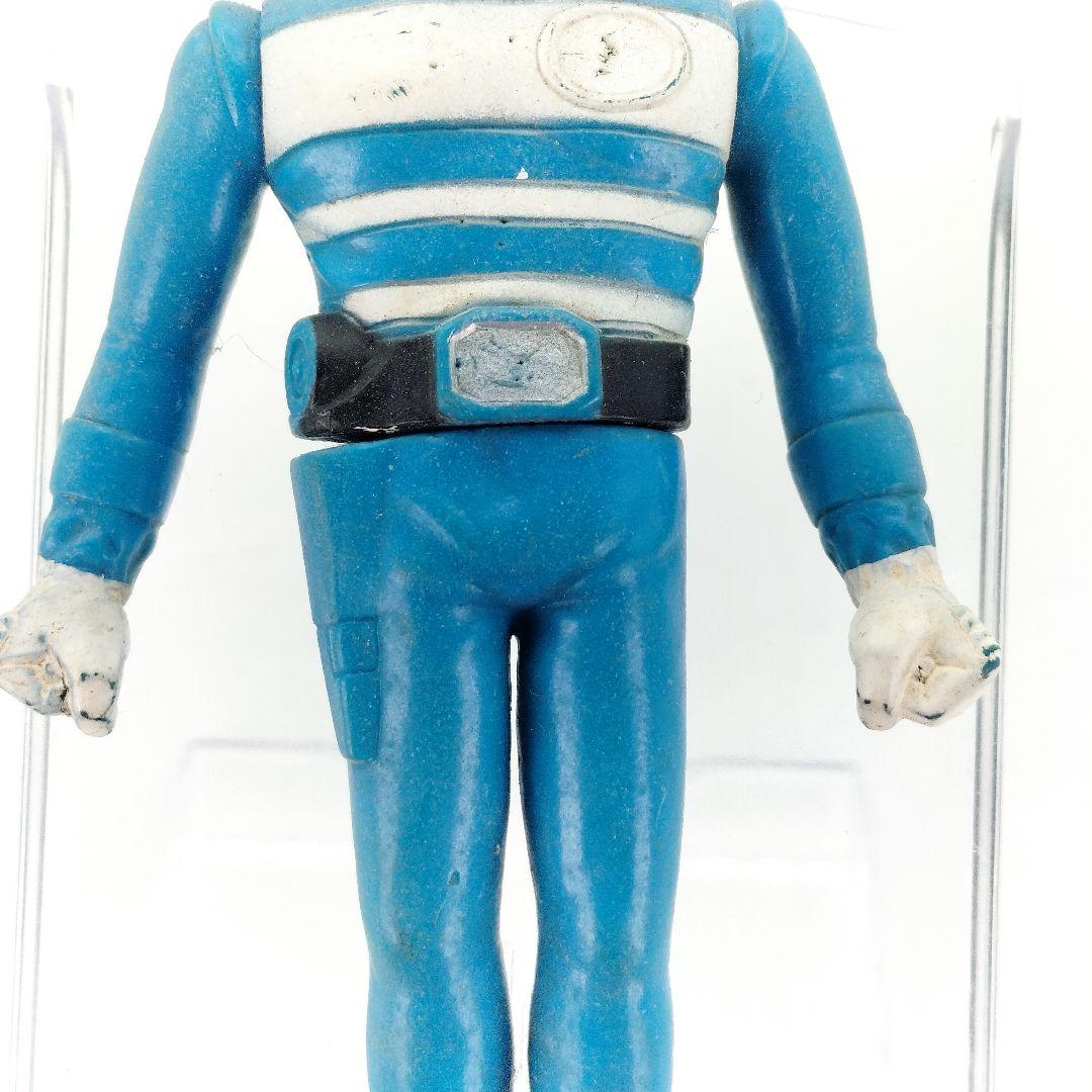 当時物 電子戦隊デンジマン デンジブルー ソフビフィギュア ポピー