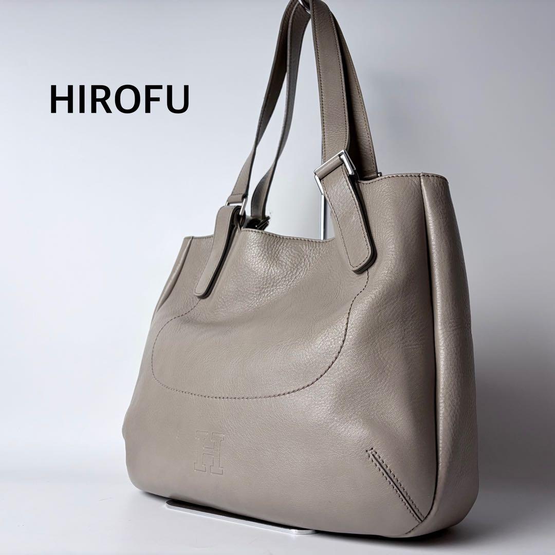 現行】ヒロフSOROソーロM2wayトートグレージュA4可イタリア製 - メルカリ